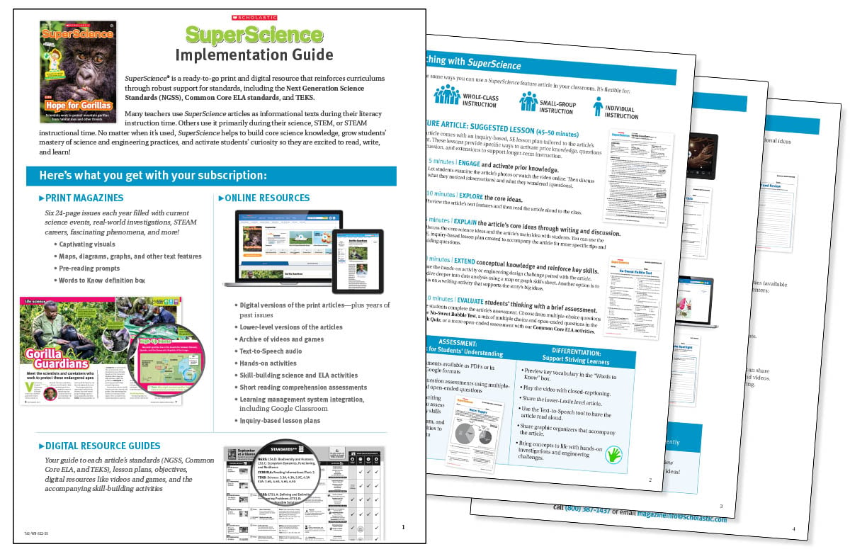 SuperScience Implementation Guide pages