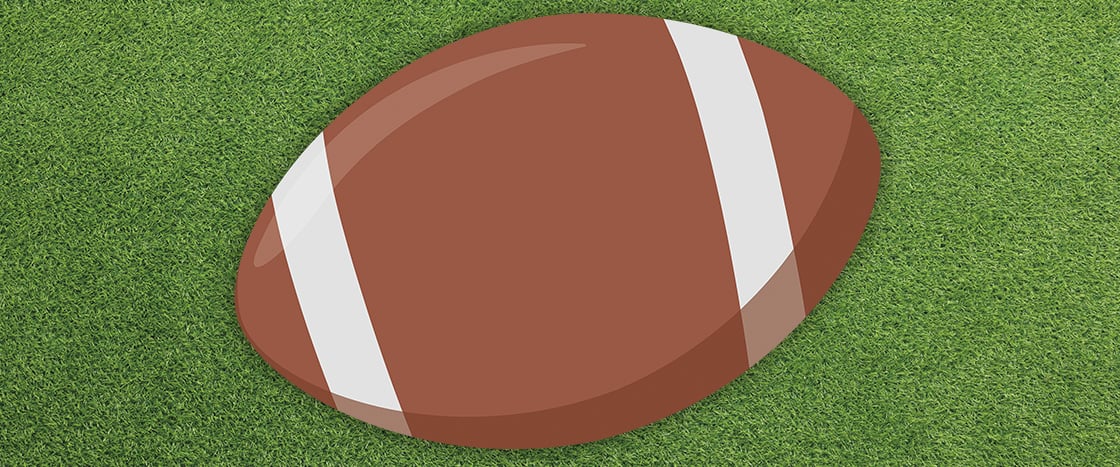 Illustration of a football