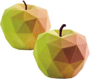Geometric design of two apples